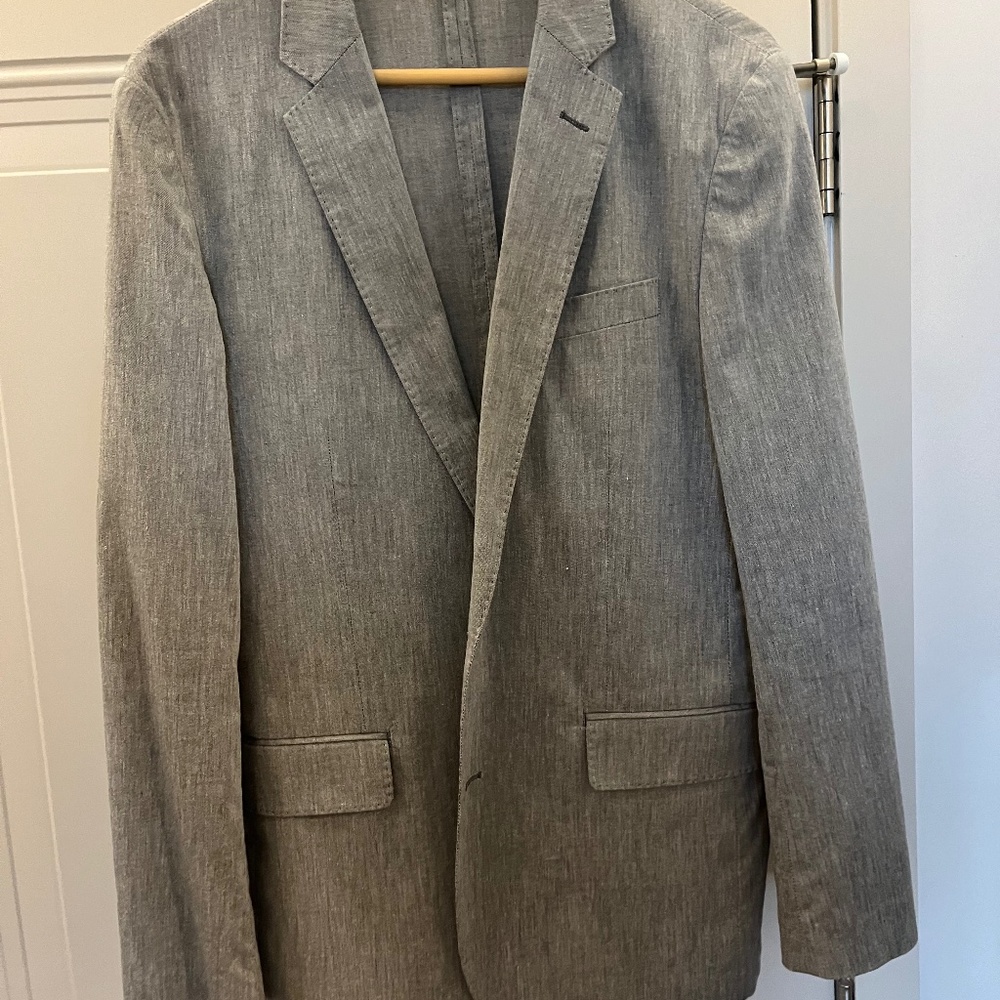 JCrew grey lightweight blazer